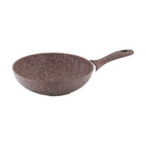 مقلاية جرانيت سافلون عميقة 1 يد شيكولا مقاس 28 Saflon Granit